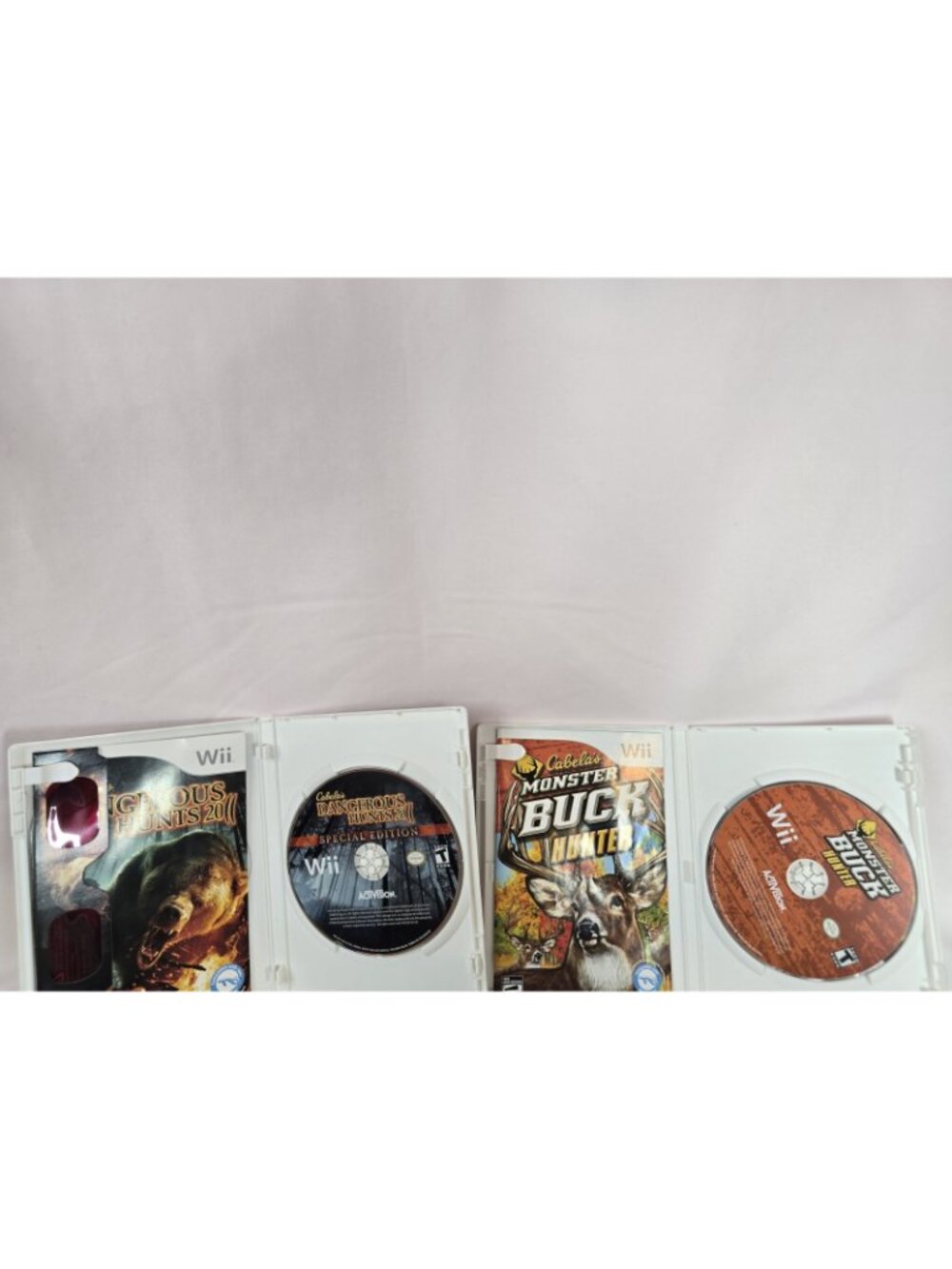 Nintendo Wii Real Shot Remington Accessory With 9 Hunting Games bundle Lot - Picture 13 of 16